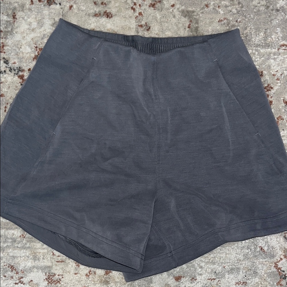 lululemon athletica Charcoal High Waist Shorts